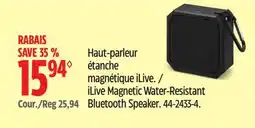 Canadian Tire iLive Magnetic Water-Resistant Bluetooth Speaker offer