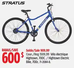 Canadian Tire STRATUS Hightown Electric Bike offer