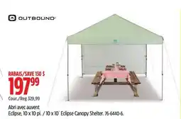 Canadian Tire 10 x 10´ Eclipse Canopy Shelter offer
