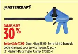 Canadian Tire Mastercraft 12˝ Medium-Duty Trigger Clamp offer