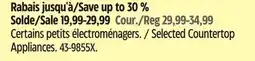 Canadian Tire Selected Starfrit Countertop Appliances offer