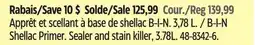 Canadian Tire Zinsser B-I-N Shellac Primer. Sealer and stain killer offer