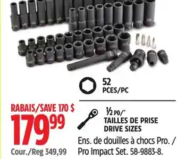Canadian Tire Pro Impact Set offer