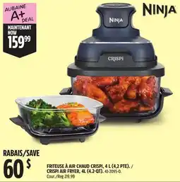 Canadian Tire NINJA CRISPI AIR FRYER offer