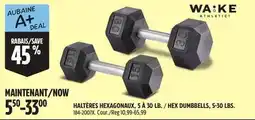 Canadian Tire HEX DUMBBELLS offer