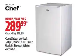 Canadian Tire Master Chef 3.0 Cu-Ft Upright Freezer, White offer