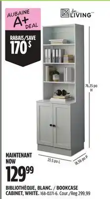 Canadian Tire BOOKCASE CABINET offer