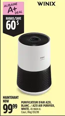 Canadian Tire WINIX A231 AIR PURIFIER offer
