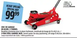 Canadian Tire 3-TON STEEL GARAGE JACK offer