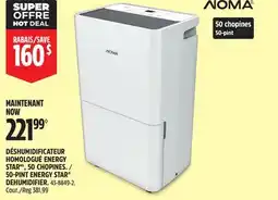 Canadian Tire NOMA 50-PINT ENERGY STAR DEHUMIDIFIER offer