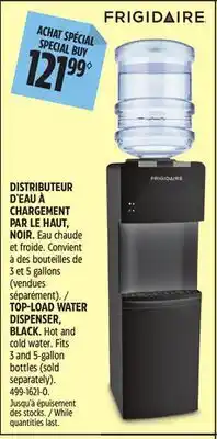 Canadian Tire FRIGIDAIRE TOP-LOAD WATER DISPENSER offer