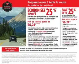 Canadian Tire Roadside Full digital page offer