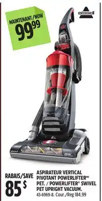 Canadian Tire BISSELL POWERLIFTER SWIVEL PET UPRIGHT VACUUM offer