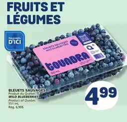 Marché Bonichoix WILD BLUEBERRIES offer