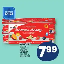 Marché Bonichoix YOPLAIT CRÉMEUX SOURCE YOGURT offer
