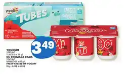 Marché Bonichoix YOPLAIT TUBES (8 x 56 g) YOPLAIT MINIGO (6 x 60 g) FRESH CHEESE OR YOGURT offer