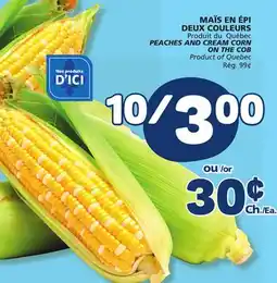 Marché Bonichoix PEACHES AND CREAM CORN ON THE COB offer
