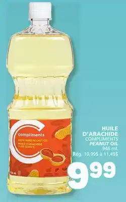 Marché Bonichoix COMPLIMENTS PEANUT OIL offer