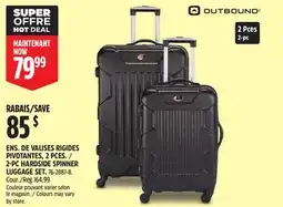 Canadian Tire OUTBOUND 2-PC HARDSIDE SPINNER LUGGAGE SET offer
