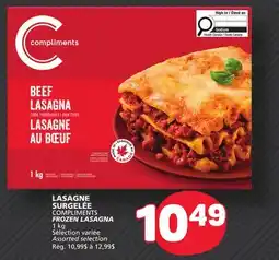 Marché Bonichoix COMPLIMENTS FROZEN LASAGNA offer