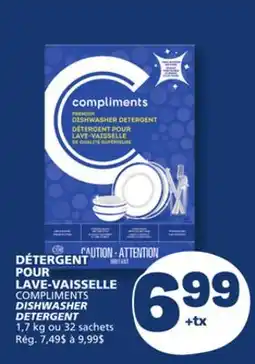 Marché Bonichoix COMPLIMENTS DISHWASHER DETERGENT offer
