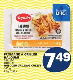 Marché Bonichoix SAPUTO DORÉ-MI HALOUMI GRILLING CHEESE offer