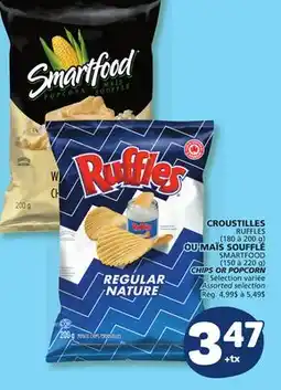 Marché Bonichoix RUFFLES CHIPS (180 à 200 g) OR SMARTFOOD POPCORN (150 à 220 g) offer