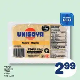 Marché Bonichoix UNISOYA TOFU offer