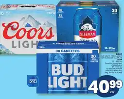 Marché Bonichoix BUD LIGHT, COORS LIGHT OR SLEEMAN CLEAR 2.0 BEER offer