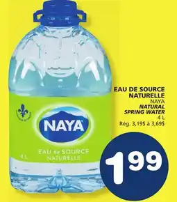 Marché Bonichoix NAYA NATURAL SPRING WATER offer