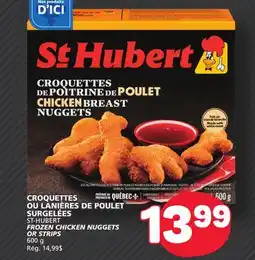 Marché Bonichoix ST-HUBERT FROZEN CHICKEN NUGGETS OR STRIPS offer