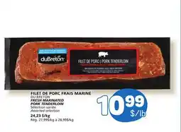 Marché Bonichoix DU BRETON FRESH MARINATED PORK TENDERLOIN offer