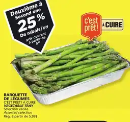 Marches Tradition C'EST PRÊT! À CUIRE VEGETABLE TRAY offer