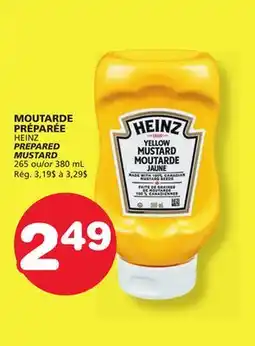 Marches Tradition HEINZ PREPARED MUSTARD offer