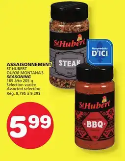 Marches Tradition ST-HUBERT OR MONTANA'S SEASONING offer