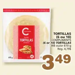 Marches Tradition COMPLIMENTS TORTILLAS offer