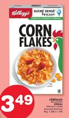 Marches Tradition KELLOGG'S CEREAL offer