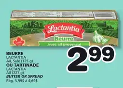 Marches Tradition LACTANTIA Ail, Salé BUTTER OR SPREAD offer