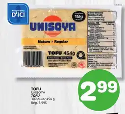 Marches Tradition UNISOYA TOFU offer
