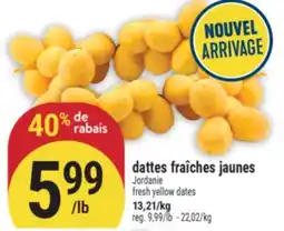 Marché Adonis DATTES FRAÎCHES JAUNES | FRESH YELLOW DATES offer