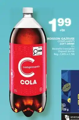 Marches Tradition COMPLIMENTS SOFT DRINK offer