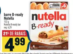 Marché Adonis BARRE B-READY NUTELLA | NUTELLA B-READY BAR offer