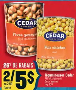 Marché Adonis légumineuses Cedar offer