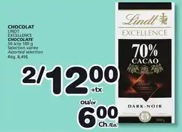 Marches Tradition LINDT EXCELLENCE CHOCOLATE offer