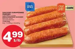Marches Tradition C'EST PRÊT! À CUIRE FRESH EUROPEAN SAUSAGES offer