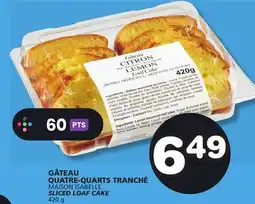 Marches Tradition MAISON ISABELLE SLICED LOAF CAKE offer