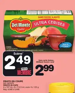 Marches Tradition DEL MONTE FRUITS IN CUPS offer