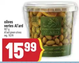 Marché Adonis OLIVES VERTES AL'ARD | AL'ARD GREEN OLIVES offer