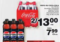 Marches Tradition PEPSI OR COCA-COLA offer