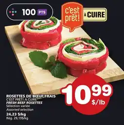 Marches Tradition C'EST PRÊT! À CUIRE FRESH BEEF ROSETTES offer
